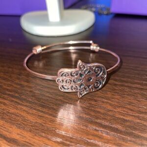 Hamsa Adjustable Bangle with a fabulous design